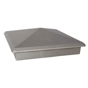 5.5" x 5.5" Heavy Duty Aluminium Pyramid Post Cap for Wood Posts