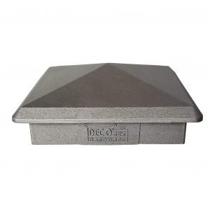 3.5" x 3.5" Heavy Duty Aluminium Pyramid Post Cap for Wood Posts
