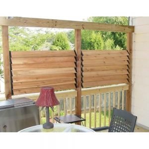 Louver Blinds & Shutter System (2Pack)