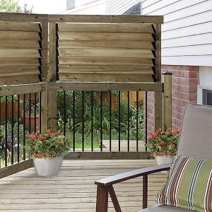 Louver Blinds & Shutter System (2Pack)