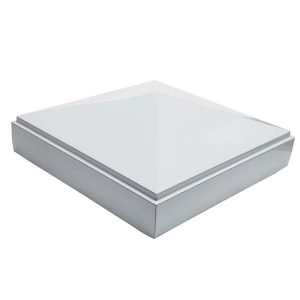 Aluminum 4" x 4" Pyramid Post Cap