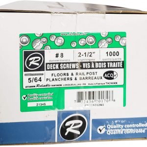 Deck Screws #8 x 2-1/2" (1000pack)