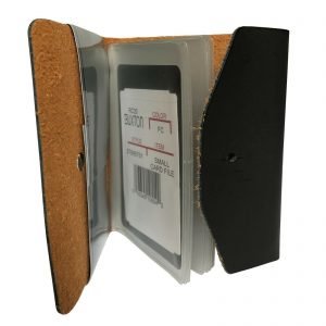 Pocket Business Card File Black