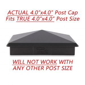4" x 4" Heavy Duty Aluminium Pyramid Post Cap