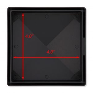 4" x 4" Heavy Duty Aluminium Pyramid Post Cap