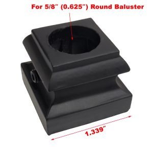 Flat Shoe for Round Baluster