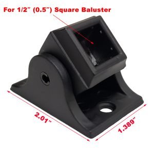 Screw Down Swivel Shoe for Square Baluster