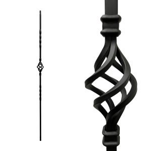 Iron Baluster Single Basket