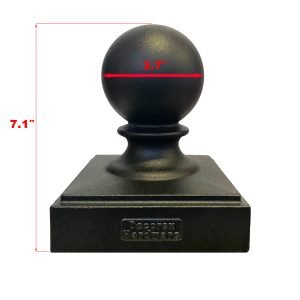 5.5" x 5.5" Heavy Duty Aluminum Ball Post