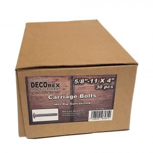 5/8" - 11 x 4" Carriage Bolt