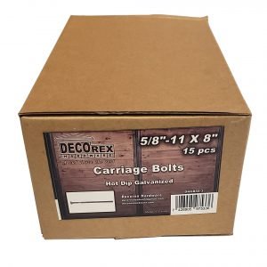 5/8" - 11 x 8" Carriage Bolt