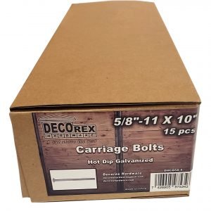 5/8" - 11 x 10" Carriage Bolt