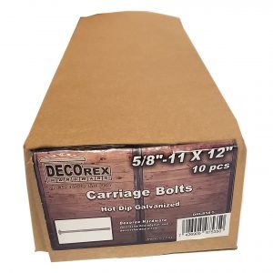 5/8" - 11 x 12" Carriage Bolt