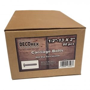 1/2" - 13 x 2" Carriage Bolt