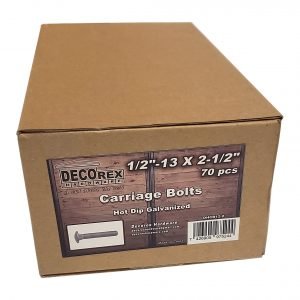 1/2" - 13 x 2-1/2" Carriage Bolt