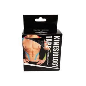 Kinesiology Tape 2" x 16' (One Precut Roll) - Black