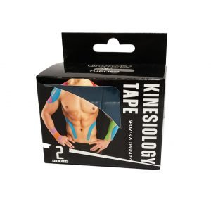Kinesiology Tape 2" x 16' (Two Precut Rolls) - Blue
