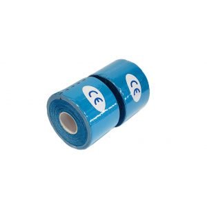 Kinesiology Tape 2" x 16' (Two Precut Rolls) - Blue