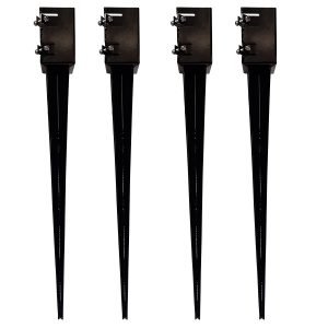 Ground Spike Post Anchor 4pack