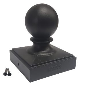 True 6" x 6" Heavy Duty Aluminum Ball Post Cap