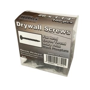 #6 x 1-1/4" Drywall Screws #6 x 1-1/4" Drywall Screws