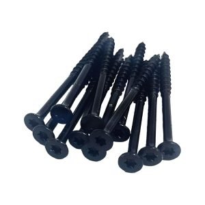 #8 x 3 Deck Screws Black