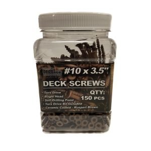 #10 x 3.5 Deck Screws Brown