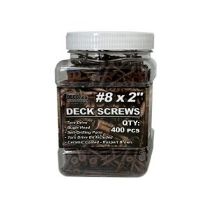 #8 x 2 Deck Screws Brown